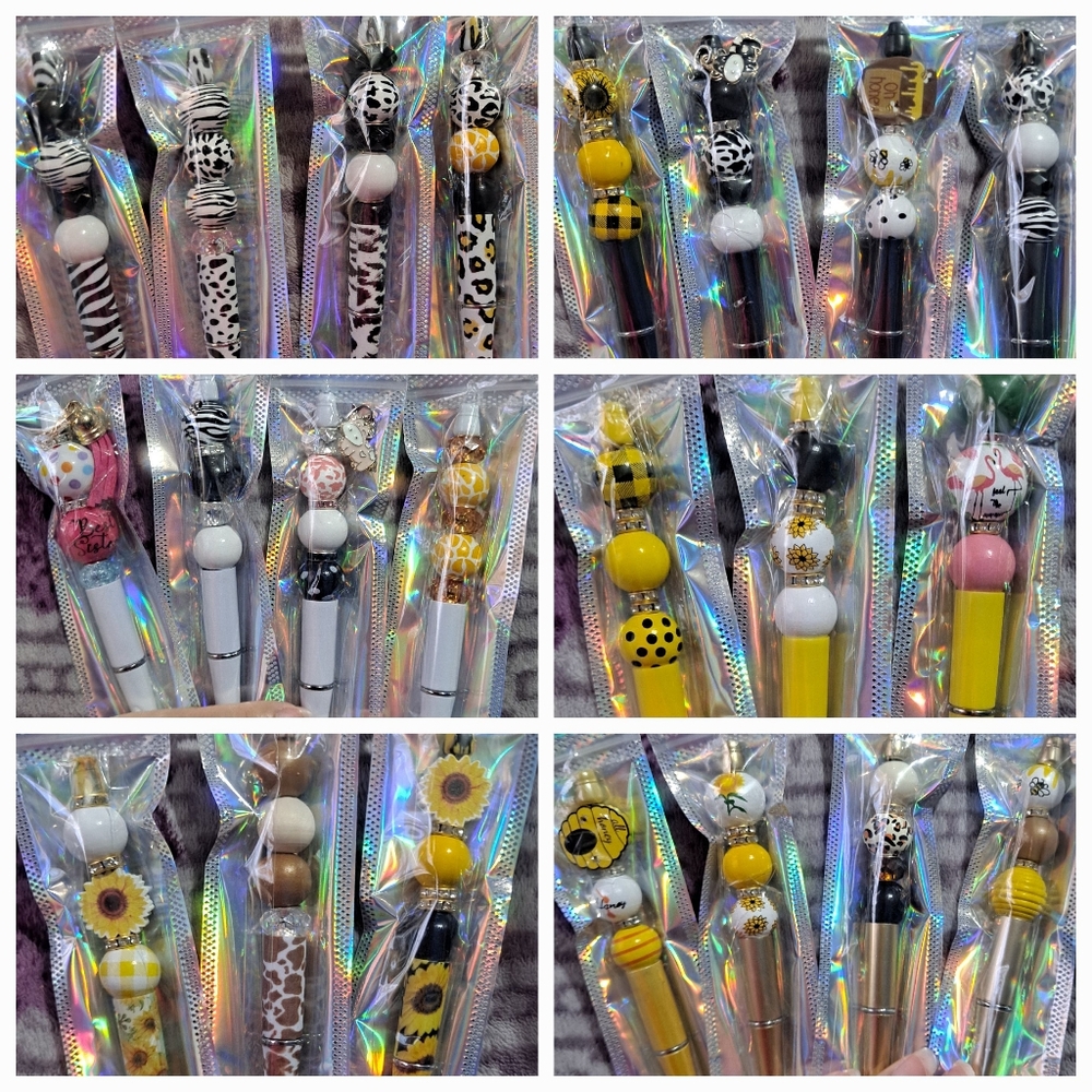 my Beadable Pens..handmade. Sale..
